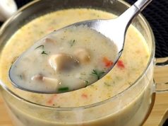 КРЕМ СУПА ВО РЕСТОРАНСКИ СТИЛ….Може да биде и посна…