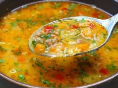 Една чинија и цел ден не мора ништо да јадам! Многу вкусна чорба со мелено месо и леќа за енергија и сила…