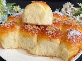 ПАМУК ПОГАЧА или меки и вкусни погачици за појадок…Внучињата јадат по две одеднаш!