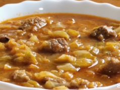 Како се прави пресна, слатка зелка со јунешко месо…