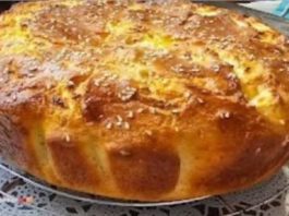 Брза погача без месење…Измешај, сипај и печи…Најлесен рецепт за памук мека погача