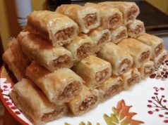 Посни баклавички со ореви и посни бисквити