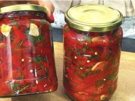 Без 50 тегли не ја чекам зимата…Печени пиперки со лукче, највкусната салата за зима