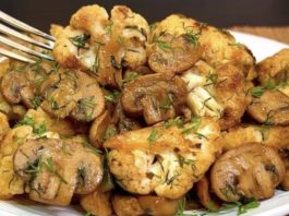 Прсти да излижеш! Вкусен карфиол со печурки, неодолива комбинација…