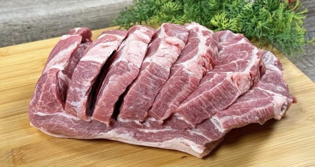 печен свински врат