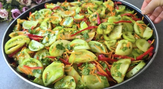 зимница од зелени домати