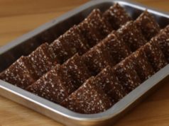 Посно тоблероне со сусам…Брз и вкусен десерт без печење, за слави и други свечени пригоди