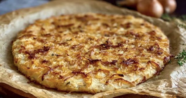 пица од овес и кромид