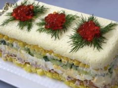 Редена салата како солена торта… Толку е вкусна што гостите веднаш ја изедоа…