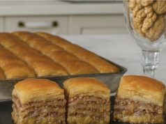 Посна баклава со ореви и готови кори