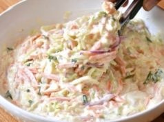 Кремаста салата од зелка и морков…Многу вкусна и здрава