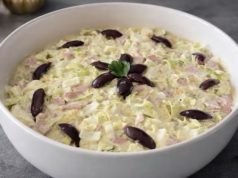 Брза салата со праз – готова за 5 минути, едноставна и кремаста