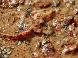 Никогаш не сум јадела повкусно месо во толку вкусен сос…Ме освои на прв залак!