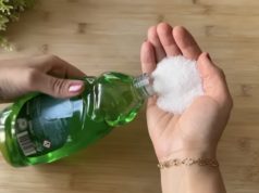 Измешајте течен детергент со сол – резултатот ќе ве изненади!