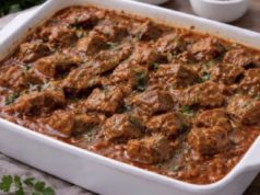 Говедски гулаш со црвено вино – старински рецепт со густ, богат сос