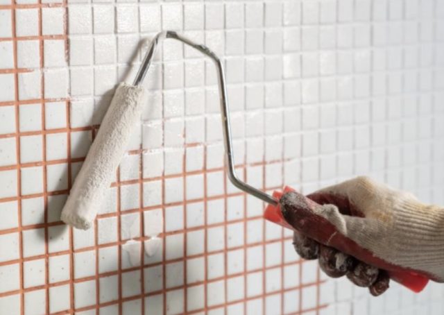 плочки, фарбање