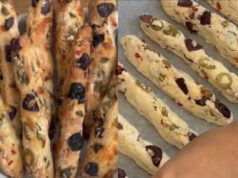 Рецепт што сите го зачувуваат: Солени фурнаринки со маслинки готови за 25 минути стапчиња со маслинки