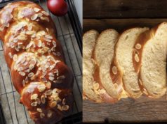 Златна велигденска плетенка со памучна структура – традиционален рецепт што секогаш успева