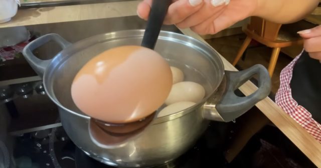 лупење варени јајца