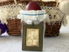 велигденско јајце, икона