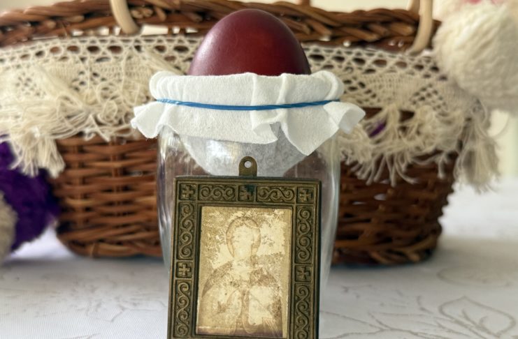 велигденско јајце, икона