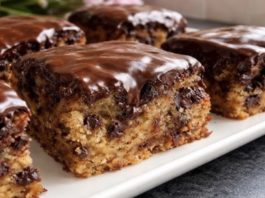 чоколаден банана колач