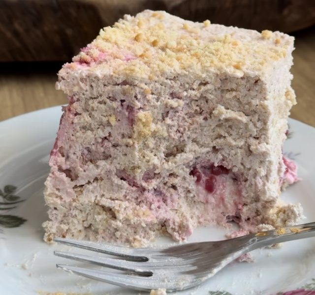 брз плазма колач со малини