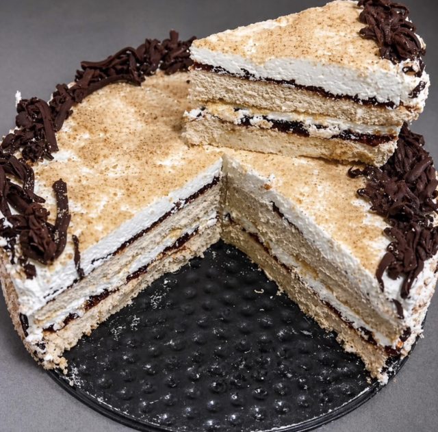 плазма карамел торта