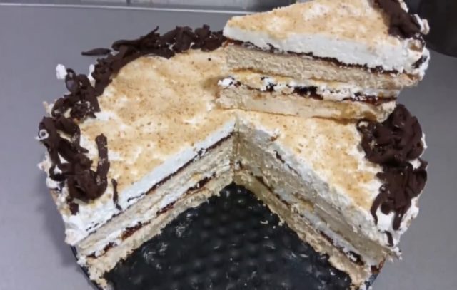 плазма карамел торта