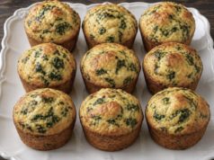 Меки мафини со сирење и спанаќ што се подготвуваат за 30 минути – практичен рецепт за секој ден мафини со сирење и спанаќ
