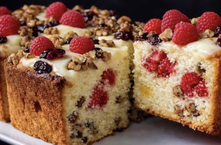 Fruit and Walnut Cake