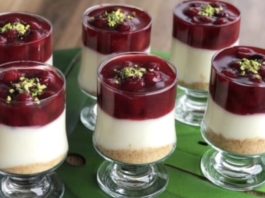 easy dessert in a glass,