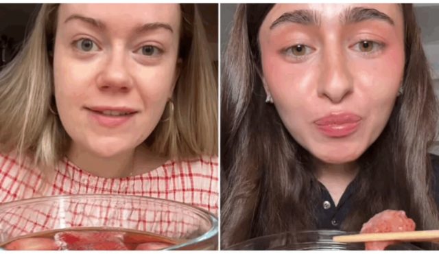 Американски TikTok инфлуенсерки го пијат традиционалниот македонски компот од јагоди