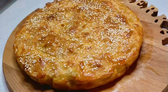 испечен бурек со месо